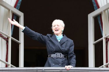 La reine Margrethe II de Danemark à Copenhague, le 16 avril 2018