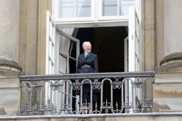 La reine Margrethe II de Danemark à Copenhague, le 16 avril 2018, jour de son 78e anniversaire