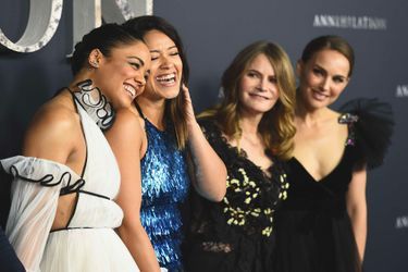 Tessa Thompson, Gina Rodriguez, Jennifer Jason Leigh et Natalie Portman à l&#039;avant-première d&#039;&quot;Annihilation&quot; à Los Angeles