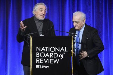 Robert de Niro et Martin Scorsese à la cérémonie du National Board of Review au Cipriani à New York le 8 janvier 2020