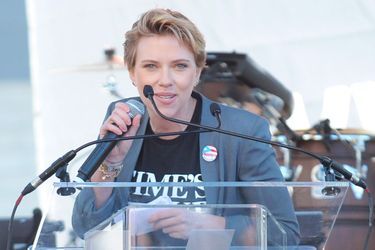 Scarlett Johansson à la Marche des Femmes
