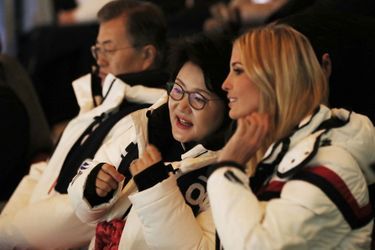 Ivanka Trump et Kim Jung-sook, l&#039;épouse du président de Corée du Sud