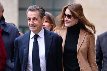 Nicolas Sarkozy et Carla Bruni le 13 décembre 2015