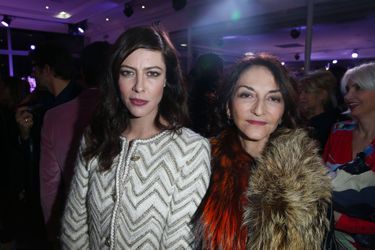 Anna Mouglalis et Nathalie Rykiel au Diner de la Mode le 25 janvier 2018