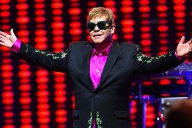 Elton John en concert au Grimaldi Forum à Monaco, le 6 décembre 2017
