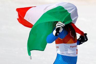 La skieuse italienne Sofia Goggia 