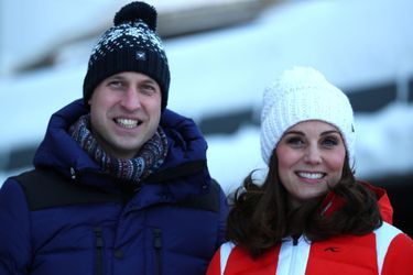 La duchesse de Cambridge et le prince William à Holmenkollen, le 2 février 2018