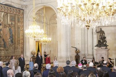 Cérémonie de remise de l&#039;Ordre de la Toison d&#039;Or à la princesse Leonor d&#039;Espagne à Madrid, le 30 janvier 2018