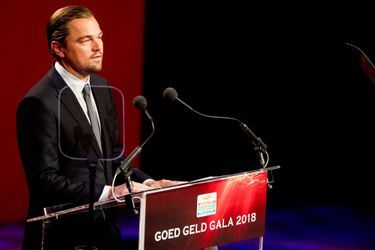 Leonardo DiCaprio au Goed Geld Gala à Amsterdam, mercredi 15 février