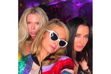 Paris Hilton avec Kyle Richards et Theodora Richards
