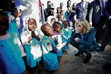 A Gorée, avec les enfants de la maison de soutien scolaire Keur Khadija, fondée par Valérie Schlumberger.