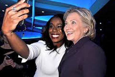 Uzo Aduba et Hillary Clinton