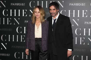 Vanessa Paradis et Samuel Benchetrit à l'avant-première de "Chien" à Paris