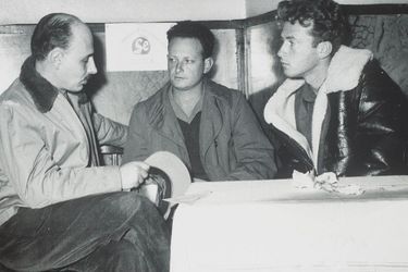 Yitzhak Rabin, Yigal Allon et Yigal Yadin en 1948