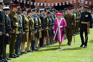La reine Elizabeth II à Berkhamsted, le 6 mai 2016