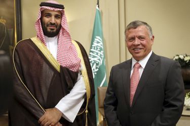 Le prince Mohammed ben Salmane et le roi Abdallah de Jordanie, en août 2015.