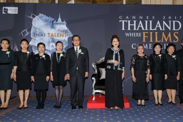 La princesse Ubolratana Rajakanya Sirivadhana Barnavadi de Thaïlande au Festival de Cannes, le 18 mai 2017
