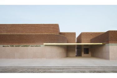 Façade du musée Yves Saint-Laurent Marrakech.