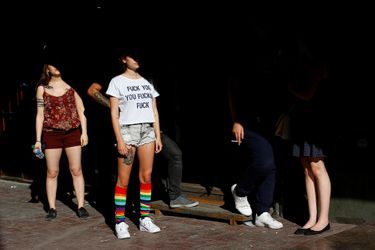 Des militants LGBT dimanche à Istanbul