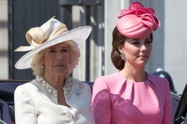 Les duchesses Camilla de Cornouailles et Catherine de Cambridge à Londres, le 17 juin 2017