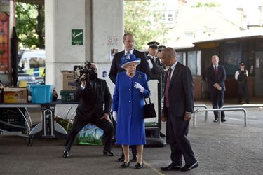 La reine Elizabeth II et le prince William à Londres le 16 juin 2017
