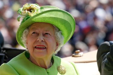 La reine Elizabeth II au Royal Ascot, le 20 juin 2017