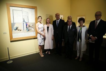 La reine Letizia d&#039;Espagne à Madrid, le 14 juin 2017