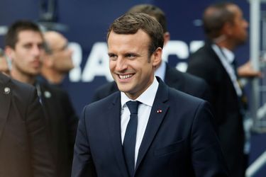 Emmanuel Macron lors de la finale de la Coupe de France