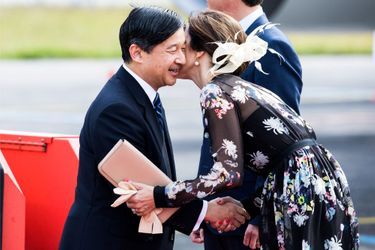 La princesse Mary de Danemark avec le prince Naruhito du Japon à Copenhague, le 15 juin 2017