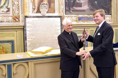Le roi Willem-Alexander des Pays-Bas au Vatican, le 22 juin 2017