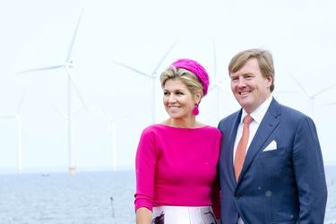 La reine Maxima et le roi Willem-Alexander des Pays-Bas dans le Flevoland, le 29 juin 2017