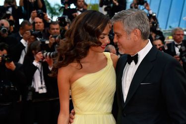George et Amal Clooney à Cannes.