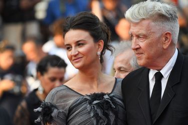 David Lynch et son épouse Emily à Cannes.