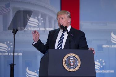 Donald Trump à Washington, le 8 juin 2017.