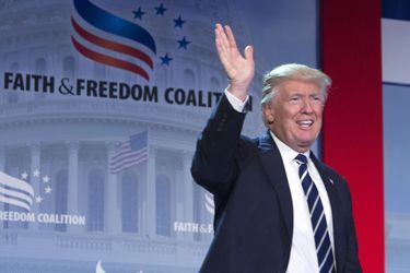 Donald Trump à Washington, le 8 juin 2017.