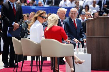 Melania Trump à l'aéroport Ben Gourion, le 22 mai 2017.