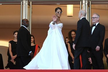 Rihanna a créé l'événement sur la Croisette, le 19 mai 2017.