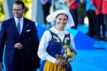 La princesse Victoria de Suède et le prince consort Daniel à Stockholm, le 6 juin 2017
