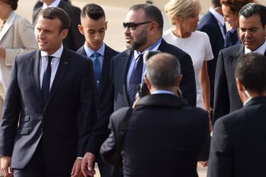 Emmanuel Macron et le roi du Maroc Mohammed VI