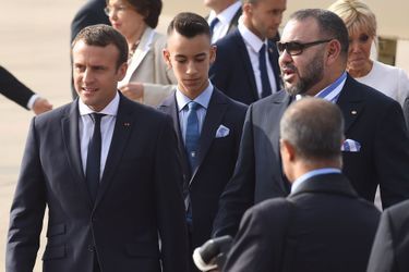 Emmanuel Macron et le roi du Maroc Mohammed VI