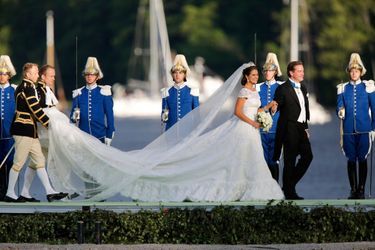 La princesse Madeleine de Suède le 8 juin 2013, jour de son mariage avec Christopher O'Neill