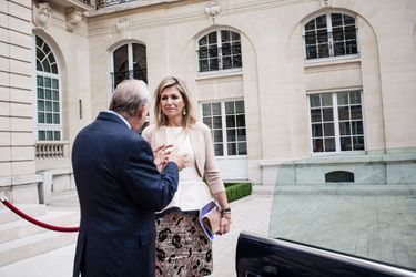 La reine Maxima des Pays-Bas à Paris, le 24 mai 2017