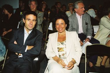 Avec Anne Sinclair en 2002