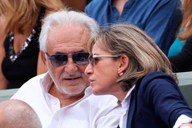 Dominique Strauss-Kahn et sa compagne Myriam à Roland-Garros