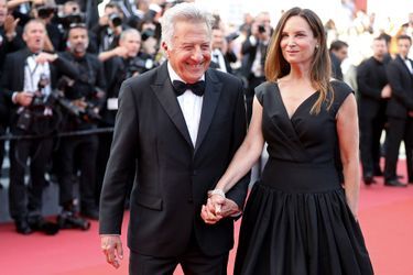 Dustin Hoffman et son épouse Lisa à Cannes, le 21 mai 2017.