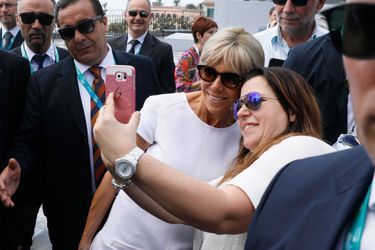 Brigitte Macron samedi à Taormine où se tient le G7.