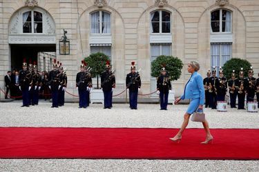 Brigitte Macron est arrivée à l'Elysée dimanche, jour de passation des pouvoirs
