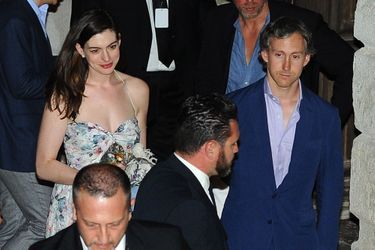 Parmi les invités, Anne Hathaway et son mari Adam Shulman.