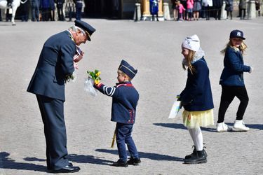 Le roi Carl XVI Gustaf de Suède à Stockholm, le 30 avril 2017