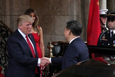Donald Trump et Xi Jinping à Mar-a-Lago, le 6 avril 2017.